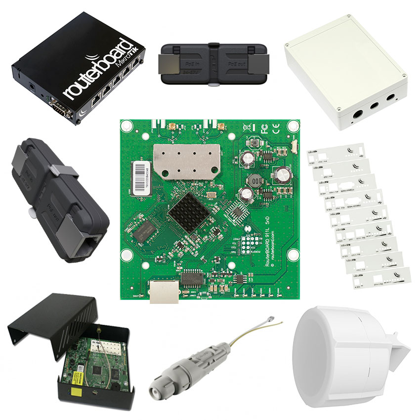 MikroTik RouterBoards and Enclosures